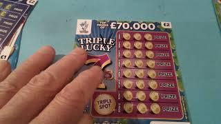 Thursday Scratchcard game..GOLD FEVER..INSTANT £100..Triple 7's..LOTTO.etc