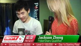 APPT Snowfest 2011: Day 1a First Break with Jackson Zheng - PokerStars.com