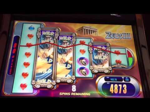 WMS * ZEUS 3 * Slot Machine Bonus * BIG WIN! *