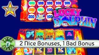 ⋆ Slots ⋆️ New - Lucky Dolphins Volcano Link slot machine, Nice Bonuses and one Bad Bonus