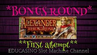 **ALEXANDRE THE GREAT**BONUS ROUND**FIRST ATTEMPT**BY WMS SLOTS