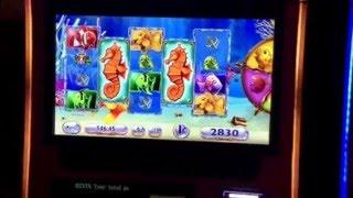 Goldfish III Slot Machine Seahorse Replicating Wild Feature MGM Casino Las Vegas