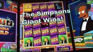 SIMPSONS SLOT MACHINE - ONE AWESOME WIN AFTER ANOTHER
