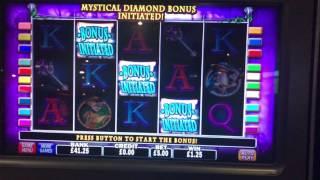 Diamond Queen £5 max bet bonus