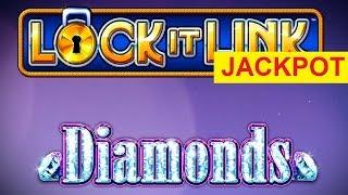 JACKPOT HANDPAY! Lock It Link Diamonds Slot - $20 BET - HIGH LIMIT ACTION!