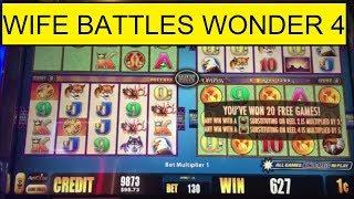 32 SUPER FREE GAMES!  BUFFALO WONDER 4 SLOT MACHINE!