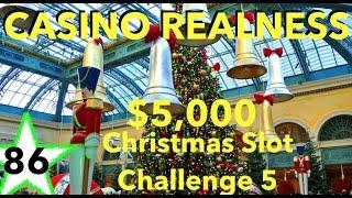 Casino Realness with SDGuy - $5,000 Christmas Slot Challenge 5 - Episode 86