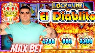 Don Clemente LOCK IT LINK Slot Machine Max Bet Bonuses - GREAT SESSION | Live Slot Play At Casino