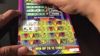 Part 2 of West Virginia scratch off tickets.. Wheel of fortune
