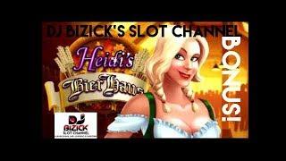 ~$$ FIRST ATTEMPT $$~ Heidi's Bier Haus Slot Machine - WUNDERBAR ~ BEER! • DJ BIZICK'S SLOT CHANNEL