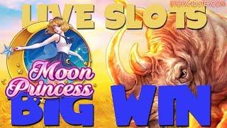 BIG WIN!!! Moon Princess + Raging Rhino