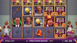 WILLY WONKA: THE CHOCOLATE RIVER Video Slot Casino Game with a GOLDEN GOOSE FREE SPIN  BONUS