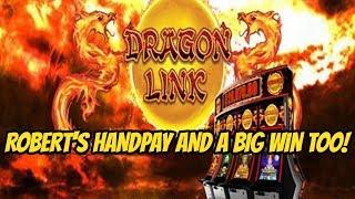 HANDPAY! ROBERT'S ON FIRE WITH DRAGON LINK