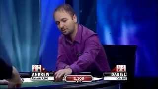 Priest beating Daniel Negreanu at poker and winning $100.000