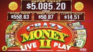Crazy Money 2 Max Bet Live Play !