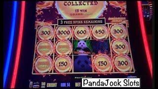 Panda Magic kept retriggering into a huge bonus!