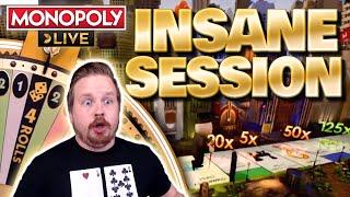 Monopoly Live Double 4 Rolls and 8x 2 Rolls Big Win Session