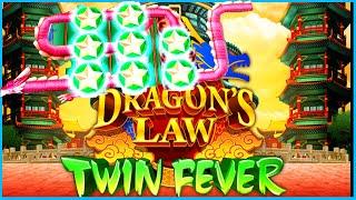 DRAGON'S LAW TWIN FEVER Slot Machine BONUS Live Slots Play