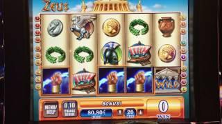 ZEUS Slot Machine - A Story In 3 Acts - Big Win At The End