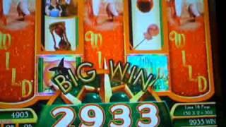 the wizard of oz ruby slippers slot machine bubble feature 5c