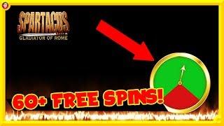 •️BIG GAMBLES & 60+ FREE SPINS on SPARTACUS?! •️