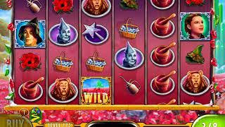 WIZARD OF OZ: POPPY FIELDS Video Slot Casino Game with a FREE SPIN BONUS