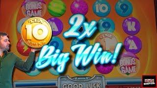 Double the Bonus! Double my Fun! RARE 2X Bonus on Big Prize Bubblegum Slot Machine