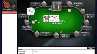 PokerSchoolOnline Live Training Video: " Play of Hands  Large pots #3 " (07/03/2012) TheLangolier