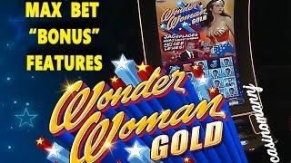 Wonder Woman Gold Slot - MAX Bonus Features! - Slot Machine Bonus