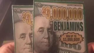Reup For Diesel Scratcher - New York Lottery Benjamins ticket