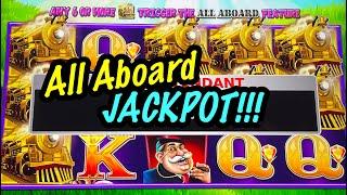 JACKPOT HANDPAY: ALL ABOARD + more!