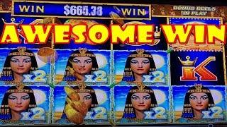 SUBARASHI ! EGYPTIAN JEWELS Bet $2.50 - Wonderful Super Big Win - Dollar Storm @Pechanga Casino 赤富士