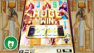 Rays of Egypt slot machine on Free Play, this time in focus