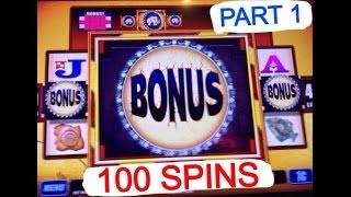**100 SPINS** MASTODON slot machine Bonus (Part 1)