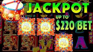 ⋆ Slots ⋆ HANDPAY JACKPOT⋆ Slots ⋆ Up to $220/SPIN on High Limit Dancing Drums!