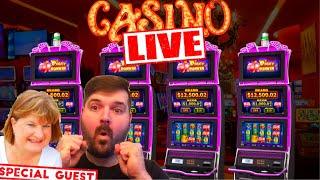 Mom Joins Me for $1,000.00 Casino LIVE Stream!