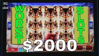 How I Lost $2000 On Slots In 39 Minutes and NO BONUS !!! Live Play at San Manuel Casino
