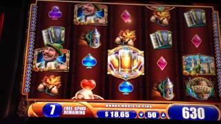 WMS' Bier Haus Slot Machine - Example Of What One Sticky Wild Does