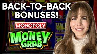 How Much Money Can I Grab!? First Time Playing The NEW Monopoly Money Grab Slot Machine!!