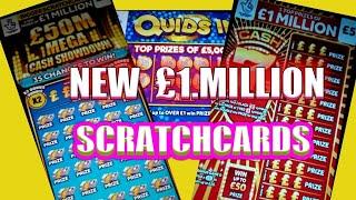 Wow!...New Scratchcards Just Out.CASH SHOWDOWN....£1 MILLION  CASH 7s...and..more. mmmmmmMMM..says★ 