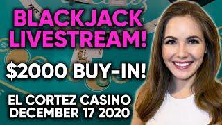 DOES THE CRAZY DOUBLE PAY OFF? LIVE: Blackjack!! $2000 Buy-in!!