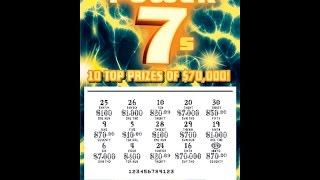 *Scratching $300 worth of Lottery tickets* Ticket giveaway! Power 7s PA lottery tickets!