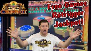 ⋆ Slots ⋆ Huge Bonus Jackpot Retrigger Win on Cleopatra II ⋆ Slots ⋆ Big Wins at The Hard Rock Punta Cana