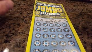 $3,000,000 JUMBO BUCKS $20 ILLINOIS LOTTERY SCRATCH OFF TICKET. SCRATCH OFF WINNER!
