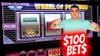 $100 Wheel Of Fortune Slot Machine ! Let's Get That SPIN | SE-12 / EP-19
