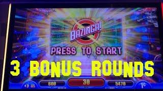 The Big Bang Theory Live play max bet $6.00 3 BONUS ROUNDS Slot Machine