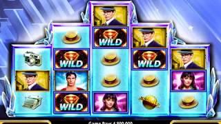 SUPERMAN THE MOVIE Video Slot Casino Game with a FREE SPIN BONUS