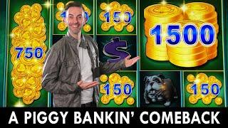 $1,200 into Lock it Link with a PIGGY Comeback ⋆ Slots ⋆