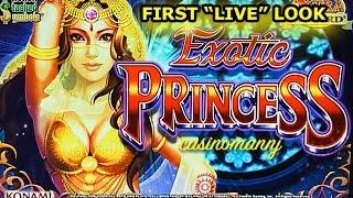NEW! Exotic Princess - First "LIVE" Look - Slot Machine Bonus