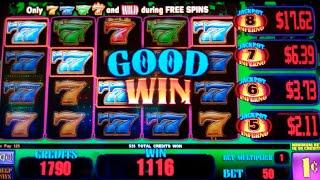Jackpot Inferno Slot Machine Bonus - 6 Free Games Win with 7's + Wilds